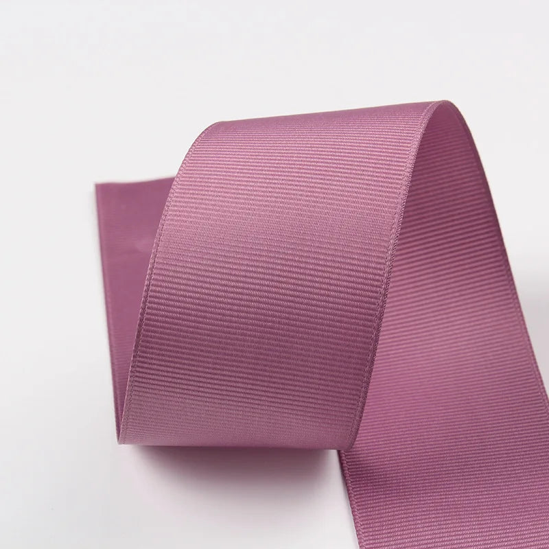 10 Meters Solid Grosgrain Ribbon Double Face Fabric for Gift Wrapping Wedding Decoration Sewing Crafts DIY Hair Bows Wholesale