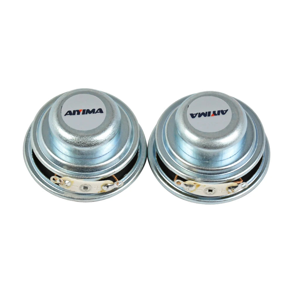 AIYIMA 2Pcs 40MM Mini Audio Tragbare Lautsprecher 16 Core 4 Ohm 5W Vollständige Palette Lautsprecher Gummi Seite NdFeB magnetische Lautsprecher 