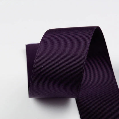 10 Meters Solid Grosgrain Ribbon Double Face Fabric for Gift Wrapping Wedding Decoration Sewing Crafts DIY Hair Bows Wholesale