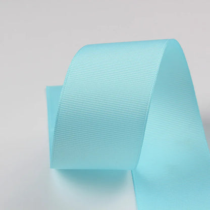 10 Meters Solid Grosgrain Ribbon Double Face Fabric for Gift Wrapping Wedding Decoration Sewing Crafts DIY Hair Bows Wholesale