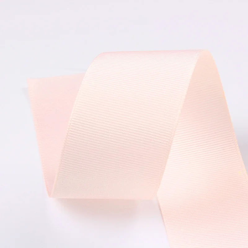 10 Meters Solid Grosgrain Ribbon Double Face Fabric for Gift Wrapping Wedding Decoration Sewing Crafts DIY Hair Bows Wholesale
