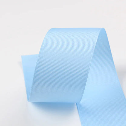 10 Meters Solid Grosgrain Ribbon Double Face Fabric for Gift Wrapping Wedding Decoration Sewing Crafts DIY Hair Bows Wholesale
