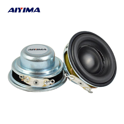 AIYIMA 2Pcs 40MM Mini Audio Tragbare Lautsprecher 16 Core 4 Ohm 5W Vollständige Palette Lautsprecher Gummi Seite NdFeB magnetische Lautsprecher 