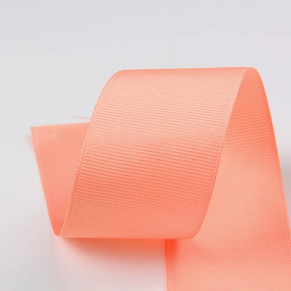 10 Meters Solid Grosgrain Ribbon Double Face Fabric for Gift Wrapping Wedding Decoration Sewing Crafts DIY Hair Bows Wholesale