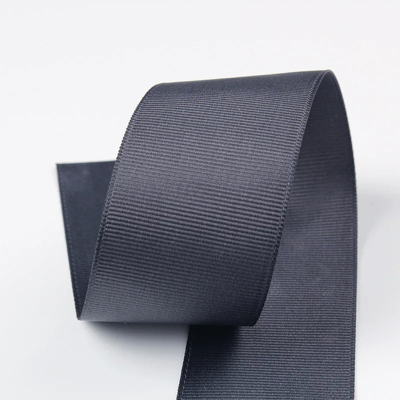 10 Meters Solid Grosgrain Ribbon Double Face Fabric for Gift Wrapping Wedding Decoration Sewing Crafts DIY Hair Bows Wholesale