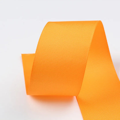 10 Meters Solid Grosgrain Ribbon Double Face Fabric for Gift Wrapping Wedding Decoration Sewing Crafts DIY Hair Bows Wholesale