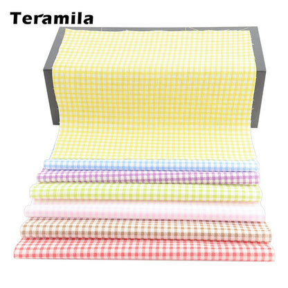 Teramila Flower Design 20x25cm 100% Cotton Fabric Telas Patchwork Printed Tissu Handmade DIY Quilting Home Sewing Material Cloth