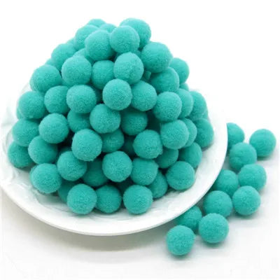 8/10/15/20/25/30mm Mini Fluffy Soft Pom Poms Pompoms Ball Handmade Kids Toys Wedding Christmas Decor DIY Sewing Craft Supplies