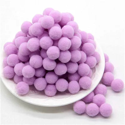 8/10/15/20/25/30mm Mini Fluffy Soft Pom Poms Pompoms Ball Handmade Kids Toys Wedding Christmas Decor DIY Sewing Craft Supplies
