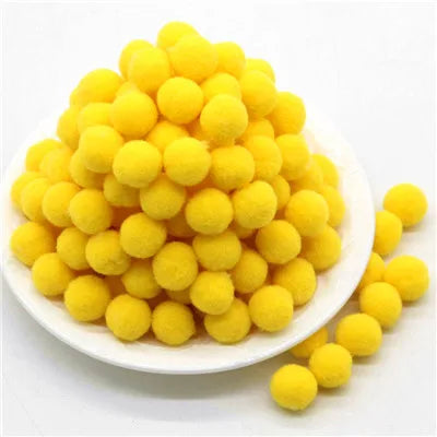8/10/15/20/25/30mm Mini Fluffy Soft Pom Poms Pompoms Ball Handmade Kids Toys Wedding Christmas Decor DIY Sewing Craft Supplies