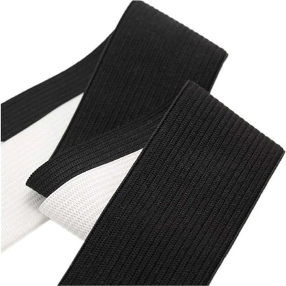 4~8Meter 20mm/25mm/30mm/35mm/40mm/45mm/50mm White Black Nylon Highest Elastic Bands Garment Trousers Sewing Accessories