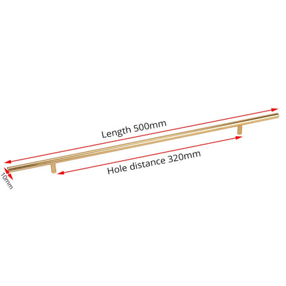 Black Gold Cupboard Handle Brushed Stainless Steel Kitchen Cabinet Door Knob Furniture Drawer Pull  Hardware Pulls  Bar Handle