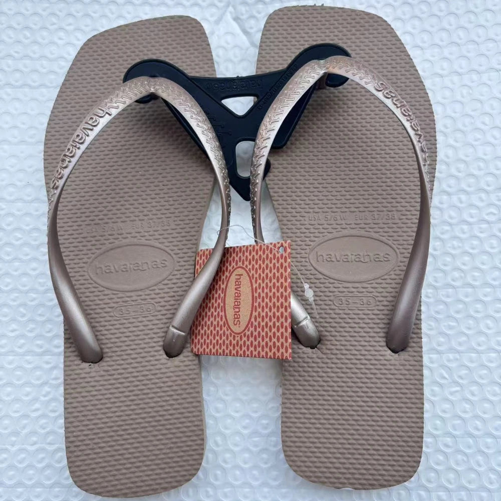 Summer New Women's Flip Flops Summer Outdoor Slippers Travel Outdoor Beach Slippers 2025 Fashion Women's Shoes  zapatos de mujer
