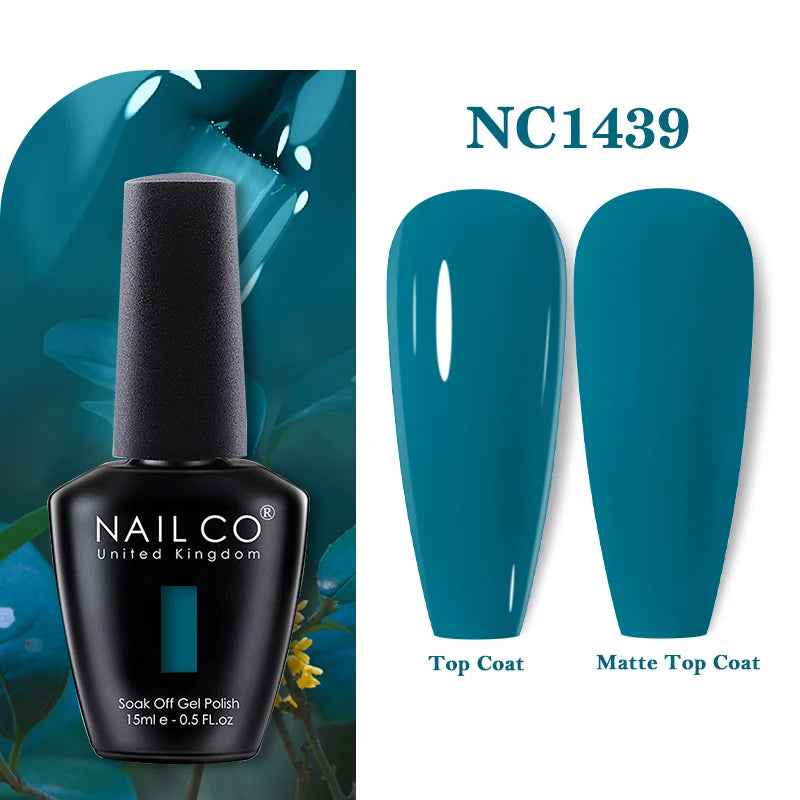 NAILCO 131Colors Vernis Semi Permanent UV Varnish Gel Nail Polish Nails Art Gel Manicure TOP BASE Varnish Hybrid