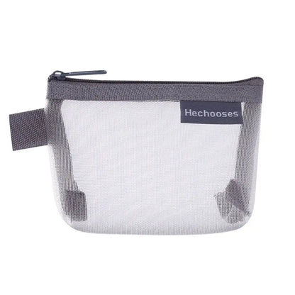 Mesh Coin Purse Key Lipstick Nylon Three-dimensional Coin Bag Small Item Storage Mini Cosmetic Bag Office