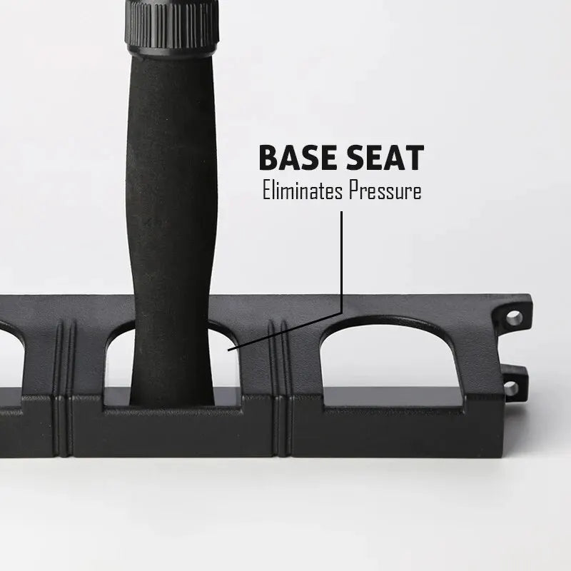 1Pcs Fishing Rod Tools Vertical Display Stand Fishing Rod Holder Wall Hanging Fish Pole Rack