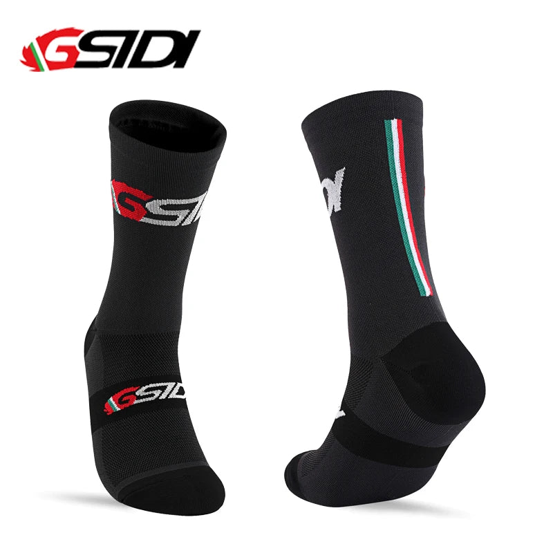 Gsidi New Cycling Socks High Quality Compression Men  Bike Outdoor Women Running Professional Sports Running