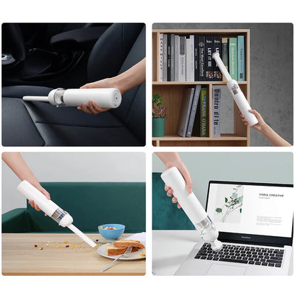Original XIAOMI MIJIA Portable Handheld Vacuum Cleaner For Home Car Mini Wireless Dust Catcher Collector 13000PA Cyclone Suction