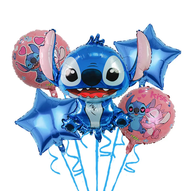 Disney Stitch Birthday Party Balloons Lilo & Stitch Balloon Sets Baby Shower for Kids Birthday Party Decorations Supplies Gifts