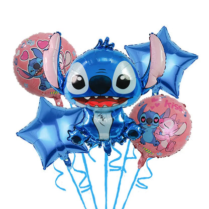 Disney Stitch Birthday Party Balloons Lilo & Stitch Balloon Sets Baby Shower for Kids Birthday Party Decorations Supplies Gifts