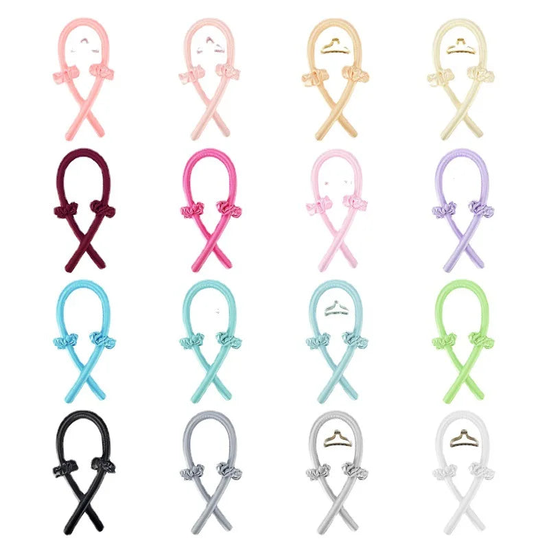 Lazy Heatless Curling Rod mit Clip Eva Sponge Foam Sleeping Soft Wave Curling Iron Dickdarm Scroller Styling Tools