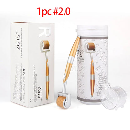 ZGTS192 Derma Roller 192pin Dermaroller Needles Beauty Microneedle for Face Body Beard Makeup Skin Care Tool