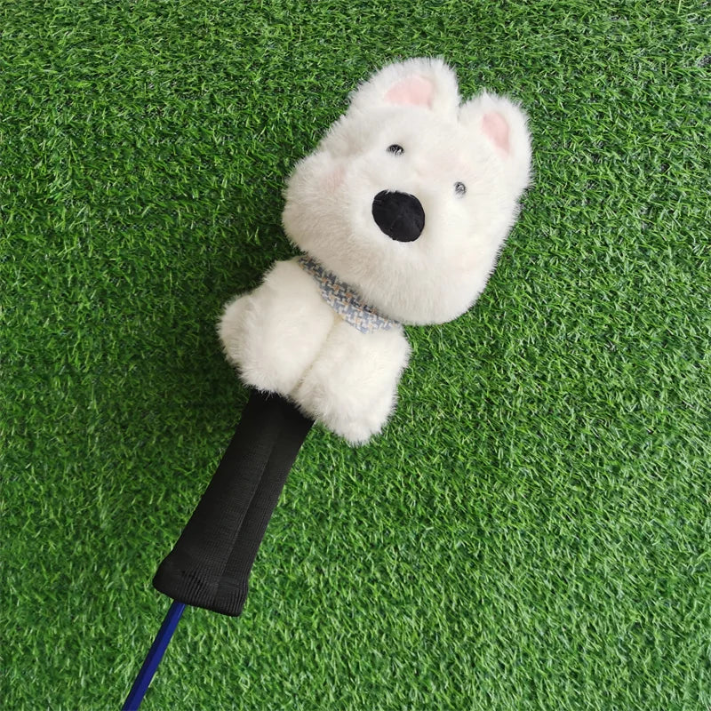 Highland Dog Golf Driver Headcover Fairway Wood Blade Putter Head Cover Drop Shipping