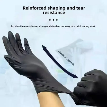 Kitchen Dishwashing Anti-Oil Gloves No Odor High Elasticity High Fit Household Hygiene Nitrile Gloves Multiple Specifications