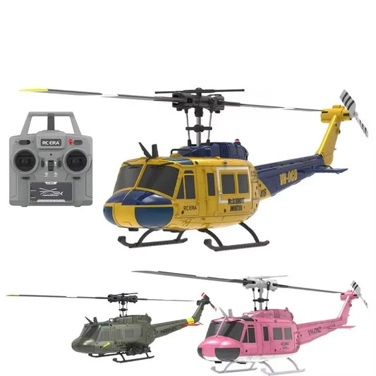 2.4G Hot UH-1 Huey 2.4G remote control helicopter six-channel six-axis gyroscope one-button inverted aerobatic helicopter model