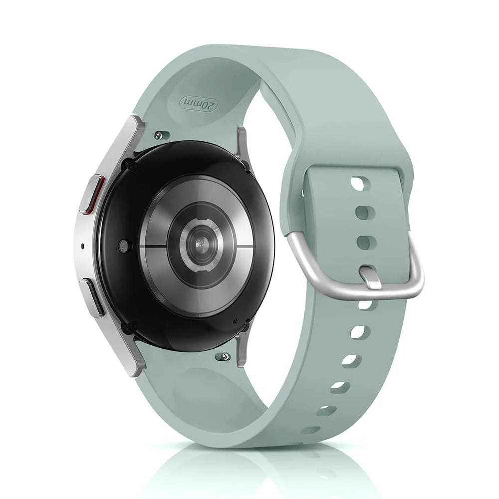 Silicone Strap For Samsung Galaxy Watch 7 6 5 4 44mm 40mm pro 45mm Sport 20mm Watchband Bracelet Galaxy Watch6 Classic 43mm 47mm