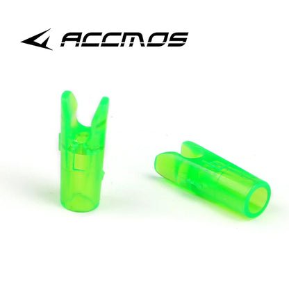 50pcs Archery ID3.2/4.2/6.2/5.2/8mm Arrow Aluminum Pin or Plastic L Nock Carbon Arrow Shaft Compound Bow Fiber Hunting Shooting