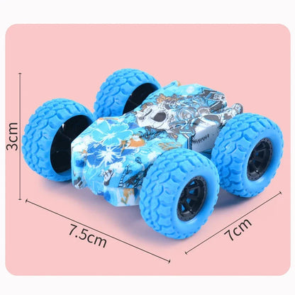 Children's toy car fun double-sided car inertial safety anti-collision anti-fall Kid's anti-fall model sliding off-road vehicle