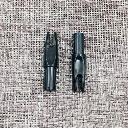 50pcs Arrow Nocks For Carbon Arrow Shaft I.D 6.2mm Plastic Arrow Tails DIY Arrow Knocks Replacement Archery  Hunting shooting