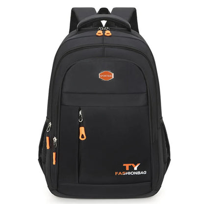 Neutral style men's and women's business backpack suitable for travel, student use. Made of nylon material.