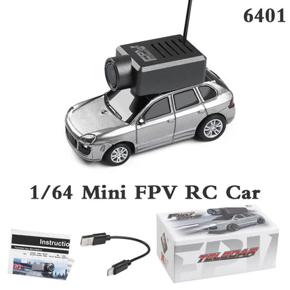 WLtoys 6401 Mini RC Cars 1:64 with 720P FPV Camera, Wifi APP Control, 2025 New RC Racing Car Toy, Kids Gifts for Boys Girls