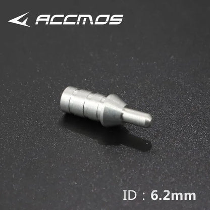 50pcs Archery ID3.2/4.2/6.2/5.2/8mm Arrow Aluminum Pin or Plastic L Nock Carbon Arrow Shaft Compound Bow Fiber Hunting Shooting