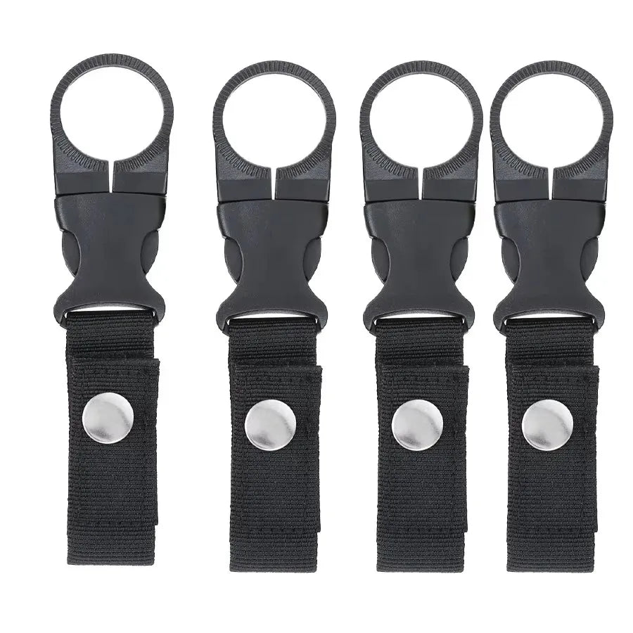 Webbing Buckle Hook Water Bottle Holder Clip Outdoor Nylon EDC Climb Carabiner Belt Backpack Hanger Camp Carabiner Belt Clip