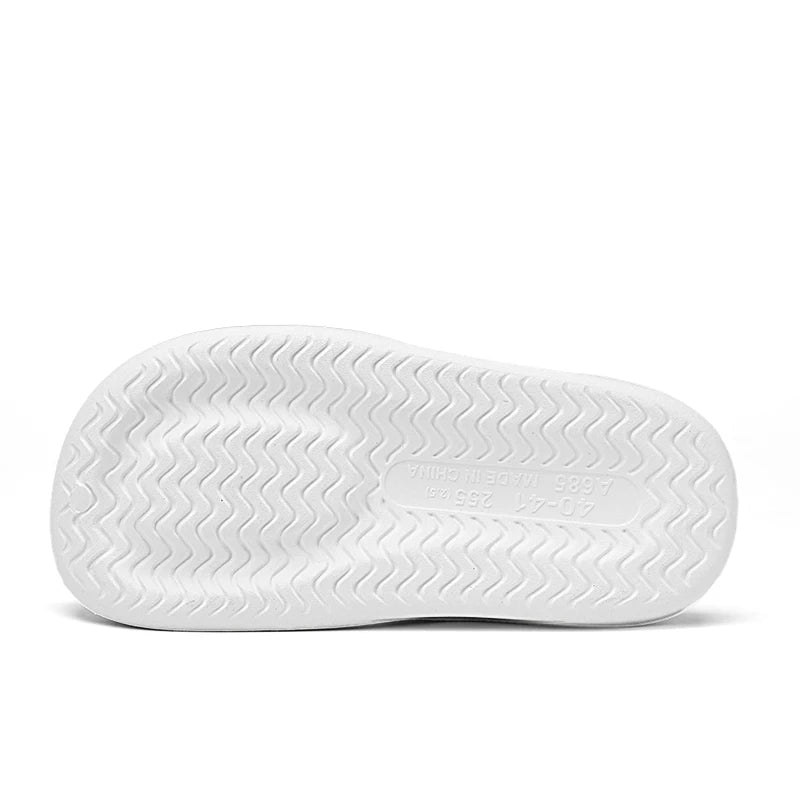 Summer Men's Flip Flops Soft Sole EVA Slippers for Men Outdoor Casual Beach Shoes Home Slippers Non-slip Bathroom Slides Shoes