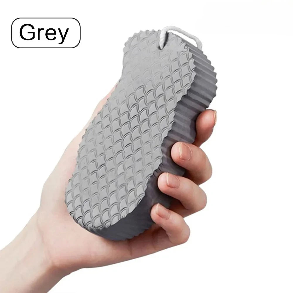Kids Magic Bath Sponge 3D Exfoliating Brush for Gentle Dead Skin Removal - Baby Body Scrubber & Massage Cleaning Tool