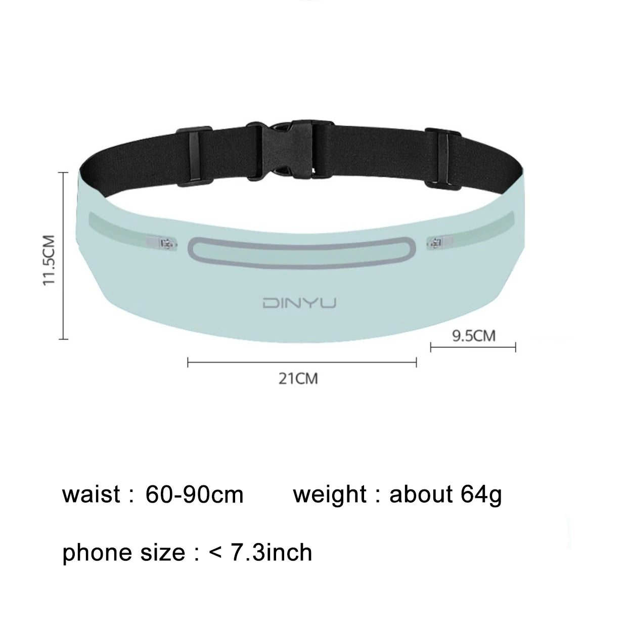 Waist Running Bag Sports Fanny Pack Women Men Belt Bag Waterproof Gym Bag Phone Pouch Running Accessories