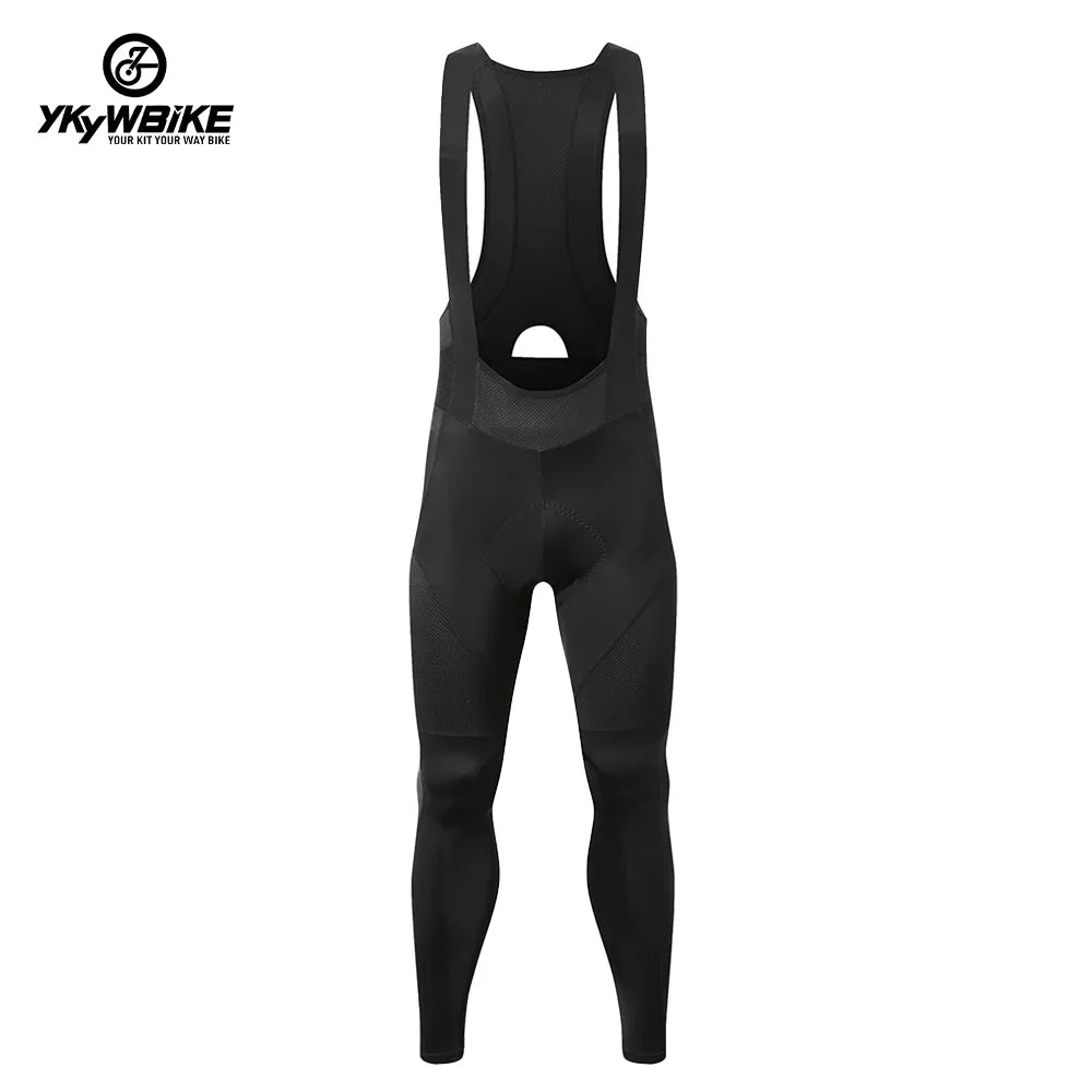 YKYWBIKE Men's Cycling Bib Long Pants Spring Autumn Long Cycling Pants Bib Road Bike Pants Bib Tights Cycling Bib Pants
