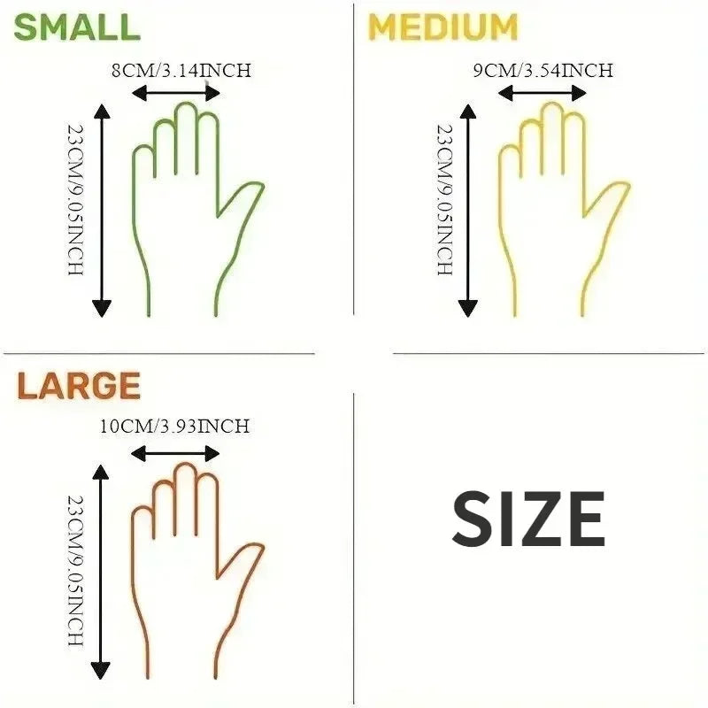 100PCS/BOX Latex Free Gloves TPE Disposable Gloves Transparent Non-Slip Acid Work Safety Food Grade Household Cleaning Gloves