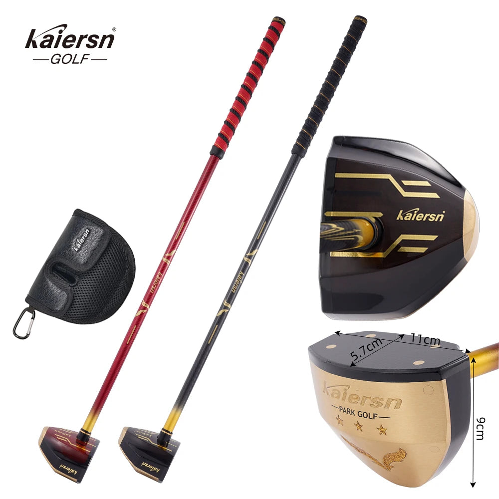 Kaiersn Park Golf Club ¨C Premium Sapele Wood Head & Carbon Fiber Shaft for Enhanced Performance