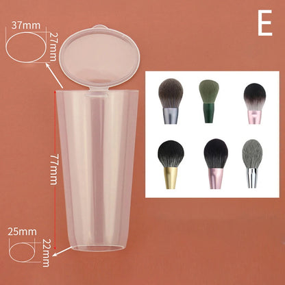 Makeup brush dust protection cover anti-frying wool protective storage tool portable waterproof plastic