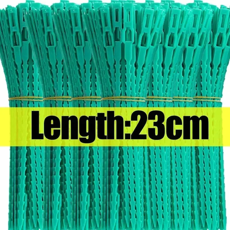 Adjustable Plastic Plant Cable Ties Reusable Self-locking Ties Garden Plant Vine Supports Cable Ties Stem Tomato Clip Fastener