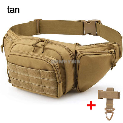 Tactical Gun Waist Bag Holster Chest Training Hiking Shooting Hunting Pistol Holster Bag Cs Airsoft Paintball Combat Bags
