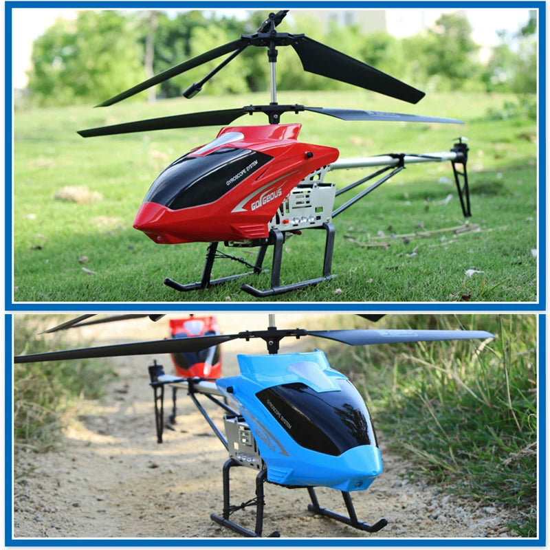 Large Remote Control Helicopter 80cm Extra 2.4G 3.5CH Rc Drone Durable Charging Toy Drone Model UAV Outdoor Aircraft Helicoptero