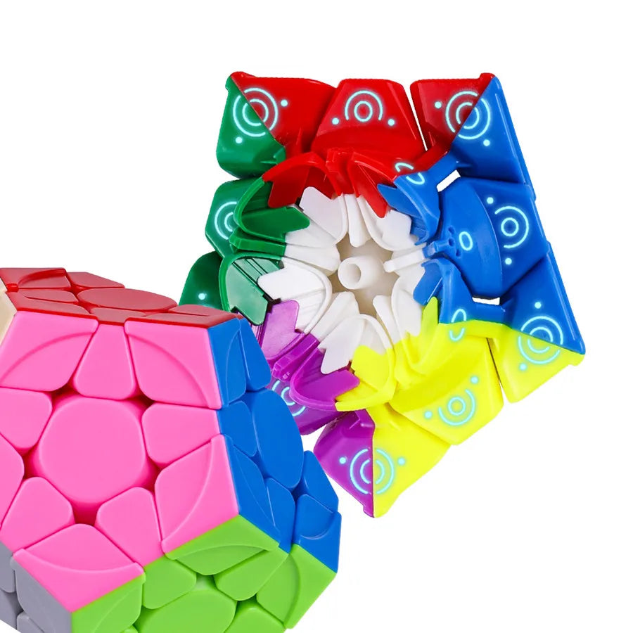 Qiyi QiHeng S2 Megaminx Magnetic 3x3 Megaminx Magnetic Magic Speed Cube Stickerless Professional  Cubo Magico Puzzle Toys