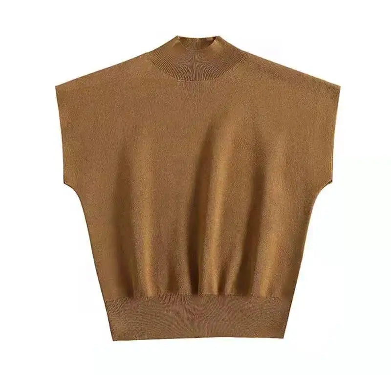 Summer Fashion Woman Vintage Blouse 2024 Stylish Elegant Knitted Shirts and Tops Women's Clothing Blusas Para Mujer 20397