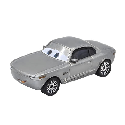 Disney Pixar Cars 3 Lightning Mcqueen Smokey Chick Hicks Collection 1:55 Diecast Vehicles Alloy Car Toys Model For Children Gift